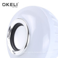 OKELI E27 Remote Control 10W RGB LED Wireless Light Bulb Speaker Smart Music Bulb